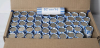 50 Rolls 1940s - 1990s USA 5 Cent Nickels . Retail $100 USD