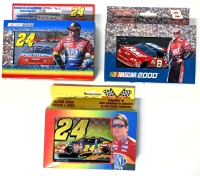 3 Vintage 1999-2000 NASCAR Numbered Limited Edition 2-Pack Playing Cards in Collectable Tins : Jeff Gordon &times; 2 & Dale Earnhardt Jr