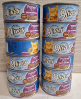 12 New 9Livez Cat Food Cans | Net WT 156g | BB 12/05/2026