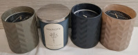 3 New Mosaic Scented Candles & 1 New Graphite Scented Handle | Height- 5"