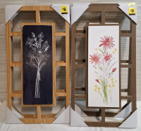 4 New Wooden Wall Arts for home Decoration | Height- 14.8"