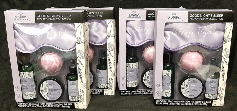 4 New Studio Selection Good Night's Sleep Aromatherapy Collections