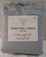 New Forsythia Ridge 3 Piece Quilt Set | Full/Queen 86" X 86" & 2 Shams 20" X 26"