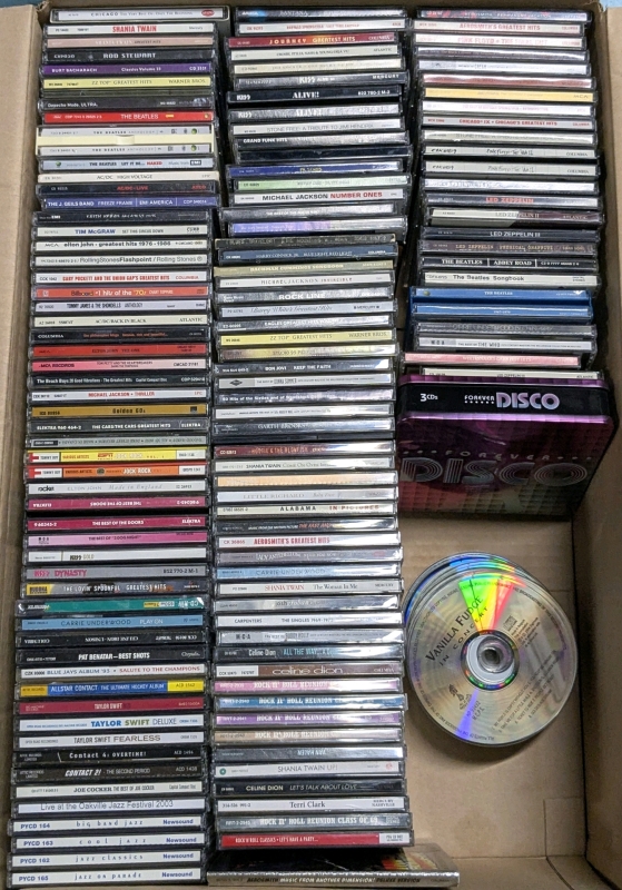 120+ Contemporary, Rock, Jazz, Metal Music CDs : The Police, Aerosmith, ABBA, Beatles, Elton John, KISS, Michael Jackson + More