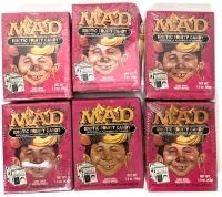 [Display Only] 6 Vintage 1993 MAD MAGAZINE Idiotic Fruity Candy (Artificially Flavored Of Course!) With* 16 Page (Garbage) Collectors' Editions 1-5 On Back - 43g Each by BerZerk Werks
