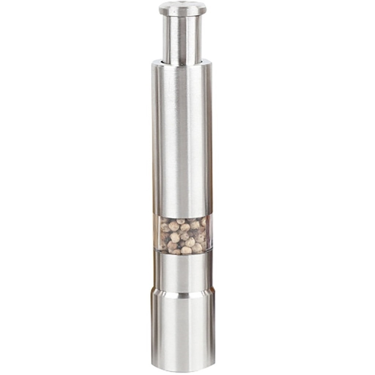 1pc Manual Stainless Steel Pepper Grinder - New
