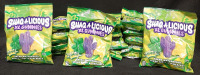 15 New Bags of Shaq-a-Licious XL Gummies | Green Watermelon, Mixed Berry & Pineapple Flavor, 175g Each, Best By December 2025