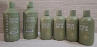 6 New | Aromafields Bundle | Includes- 2 Body Washs (500ml each) & 4 Hair Oils (240ml each) | BB - 07/27/2026