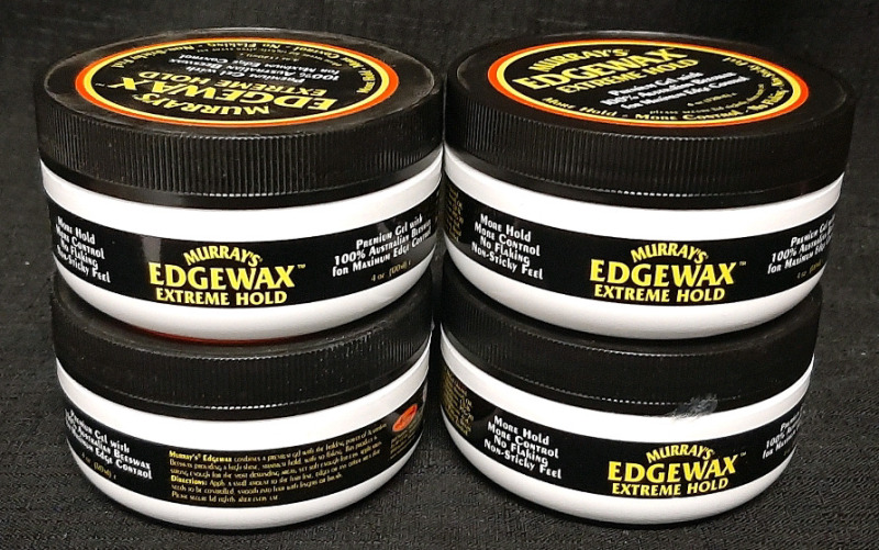 4 Tubs of Murray's Edgewax Extreme Hold Premium Gel (120ml)