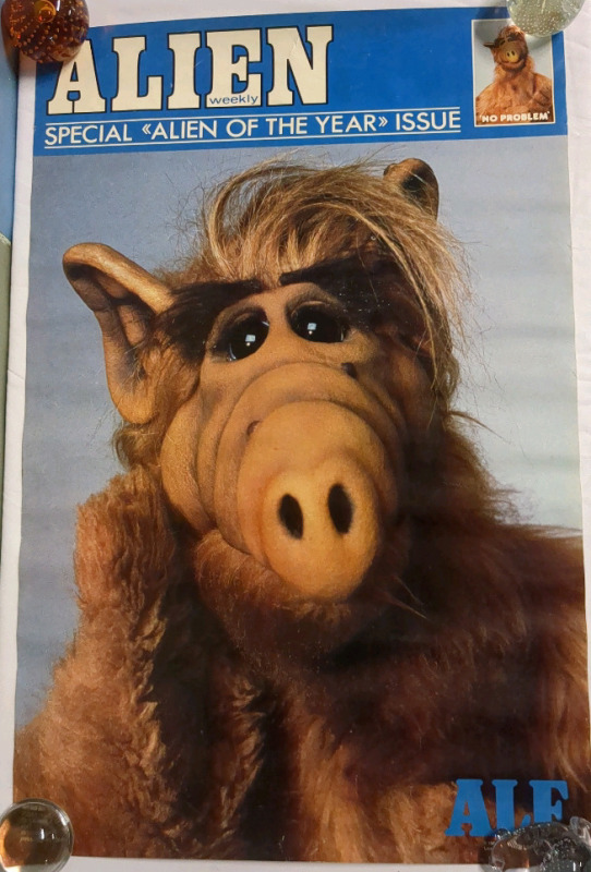 Vintage Alf Alien Weekly Poster 22x34 inches