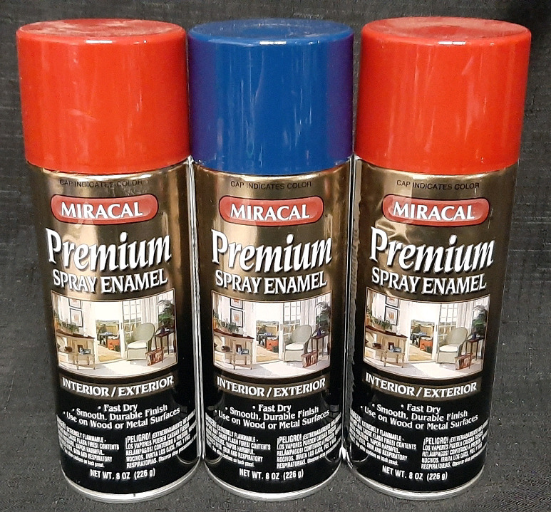 3 New CNs of Miracal Premium Spray Enamel (226g Each)