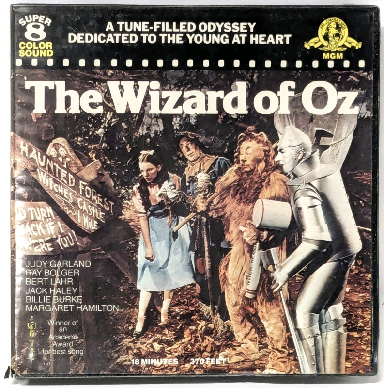 WOW! MGM The Wizard of Oz SUPER 8 Color Sound : 18 Minutes, 370 Feet