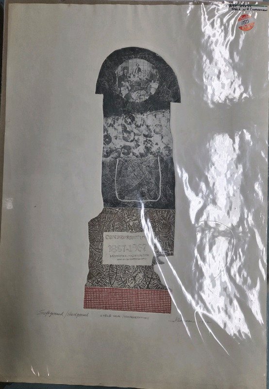 Art Print of "Stēlē No.4 (Confederation)" By Kloezeman | Measures 24" x 34"
