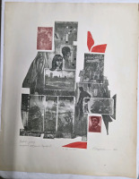 Aquatint Print of "The Sixties" By Kloezeman | Measures 29" x 23" | A/P