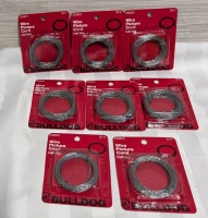 8 New Bulldog Wire Picture Cord. 20ft Per Cord.