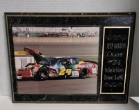 JEFF GORDON #24 "Crash" Dupont Racing Plaque Board