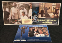 Vintage JAMES BOND 007 Theatre Lobby Pictures - Roger Moore & Timothy Dalton 14 by 11"