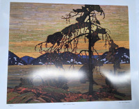 Art Print of "The Jack Pine" By Tom Thomson | Measures 24" x 20" | 15/850