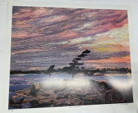 Art Print of "Split Rock Gap" By Tom Thomson | Measures 24" x 20" | 1/10