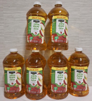 6 New Clover Valley 2.84L Apple Juice Bottles | BB - 03/20/2026