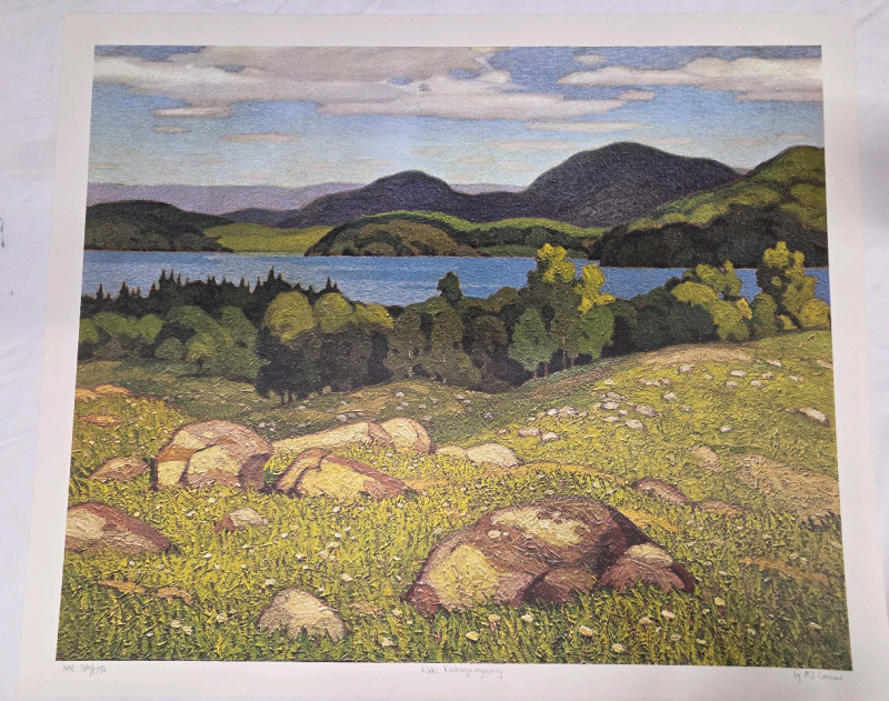 Print of "Lake Kashagawigamog" By A.J Casson (Group of Seven) Measures 23" x 19" | 306/1750