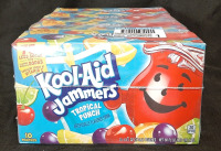 New Pack of Kool-Aid Jammers Tropical Punch - 5 Boxes, 10 Pouches Each, Best Before February 2nd 2026