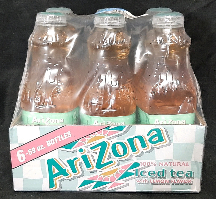 New 6 Pack of Arizona Lemon Flavor Iced Tea 59 oz. Bottles BB Dec 2026