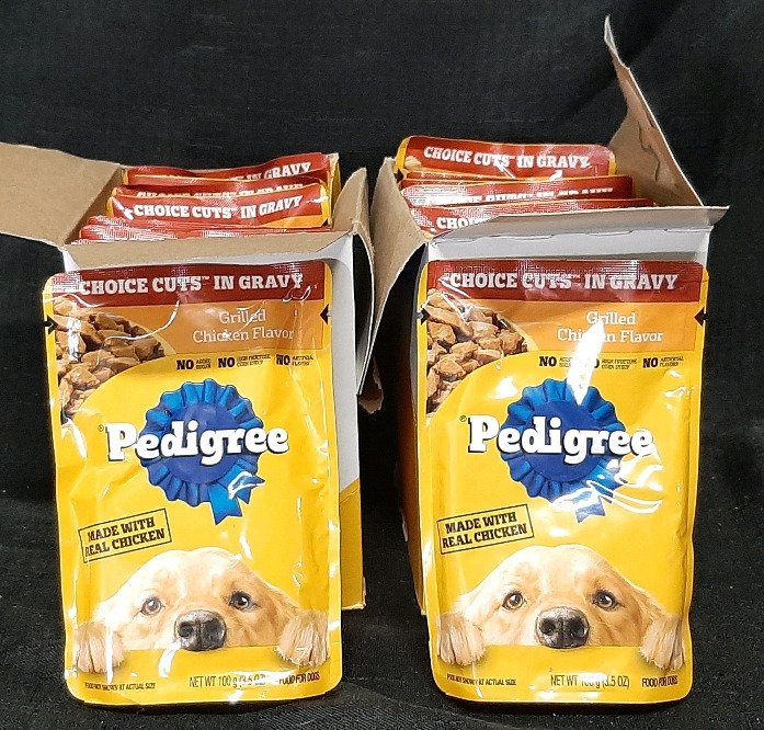 16 Packets of Pedigree Choice Cuts in Gravy, Grilled Chicken Flavor | 100g Each, Best Before January 2017