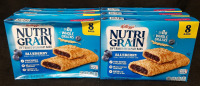 6 New Boxes of Kellogg's Nutrigrain Bars | 296g Each, Best Before November 1st 2025