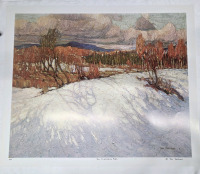 Print of "In Algonquin Park" By Tom Thomson Measures 24" x 20" | A/P