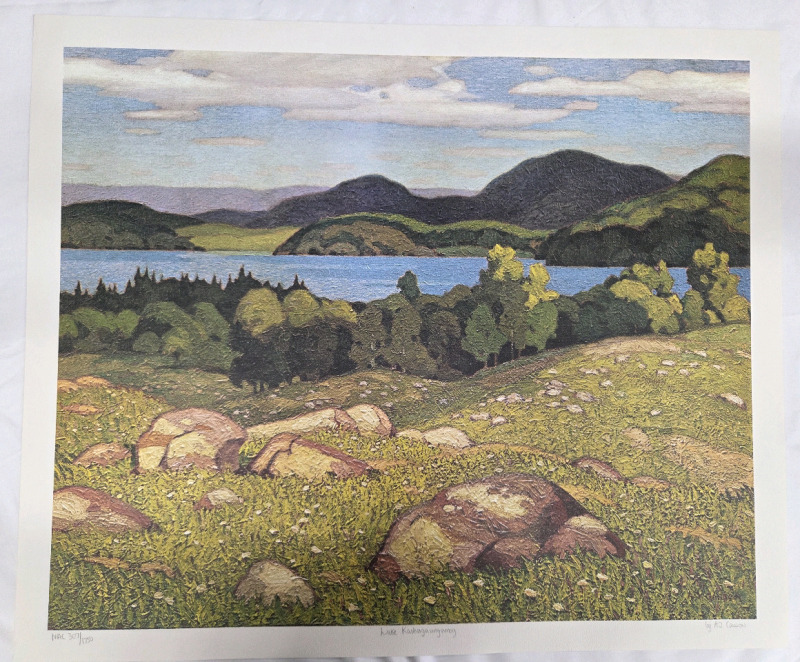 Print of "Lake Kashagawigamog" By A.J. Casson (Group of Seven) Measures 24" x 20" | NAC 307/1750
