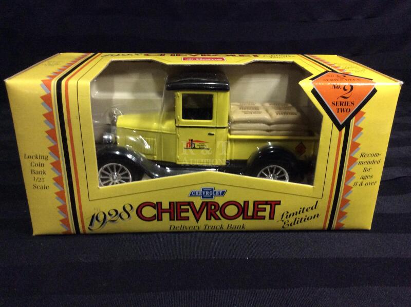 New CHEVROLET 1928 Diecast Delivery Truck Bank