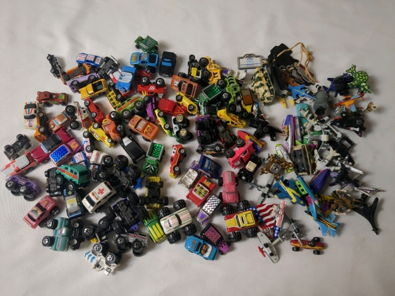 Vintage Assorted Micro Machines And Other Brands of Tiny Cars Lot