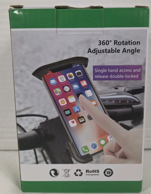 New | 360&deg; Rotation Adjustable Angle Bike Phone Mount