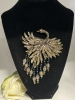 Heidi Daus "Graceful Beauty" Crystal Swan Brooch Stunning - 2