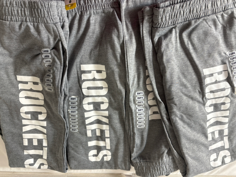 4 New Everyday Great Value High School Fleece Joggers| Sizes comes in Large (2)and X-Large (2)| Retail Price 80+ USD