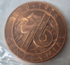1976 (1776-) USA Denver Mint Coin Set w/Bronze Medal . Sealed - 3