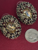 Heidi Daus Signed Crystal Oval Earrings for Pierced Ears Approximately 1.25 Inch - 4