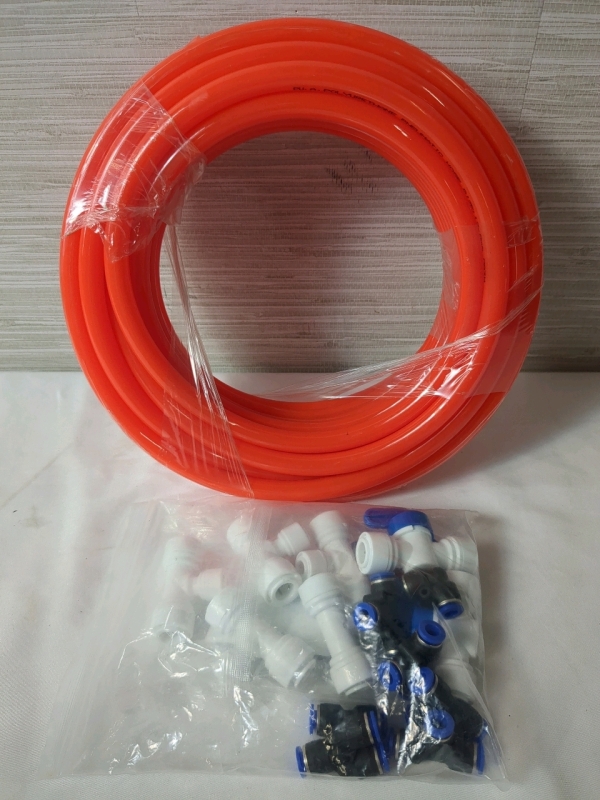 New Pneumatic Polyurethane Hose 12 Metres x 8mm With Varying Connectors and Splitters