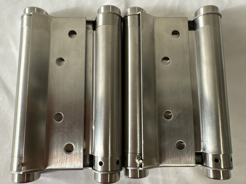 2 New 4" Double Action Spring Hinge