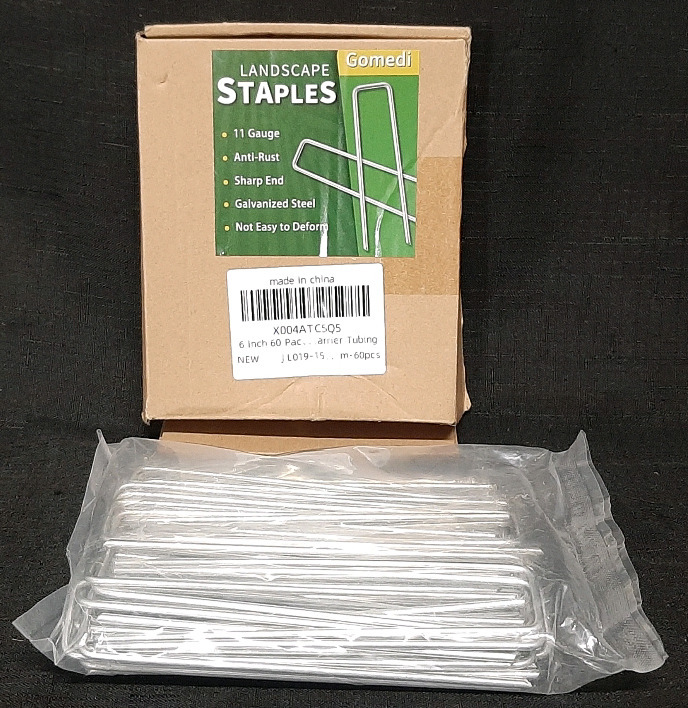 New Gomedi 6" 60 Pack of Landscape Staples