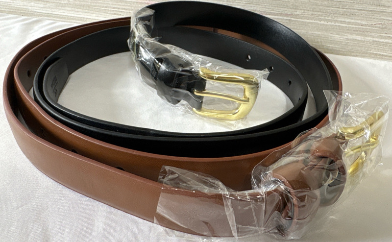 2 New size 44 Ladies Belts| 1" Thick each