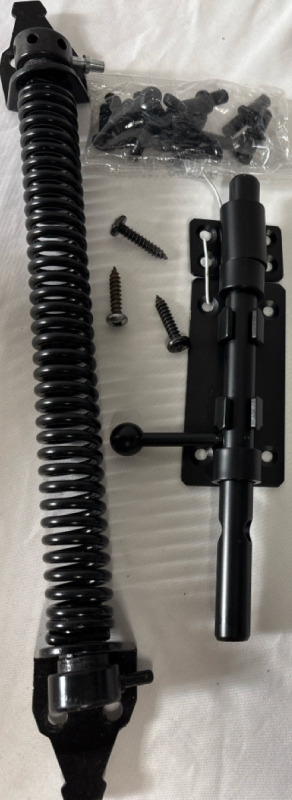New HillsMaster Fence Gate Spring Set| Largest measures 14"
