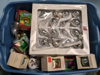 Vintage to Modern Christmas Treasures! Baby's First Christmas 1981 & 1983, Stockings, Ornaments, Candle Holders, Lights, Disney's Pooh + More (Untested, Lot Sold As-Is)
