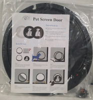 New | 14" x 13" Pet Door for Screen Doors/ Windows