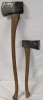 2 Woodcutting Axes. Longest Measures 35" Long. - 4