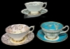 3 Sets Bone China Cups & Saucer Sets : Royal Stafford & Royal Grafton - All Ring True - 2