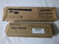 New Key Hook/Holder & Paper Towel Holder