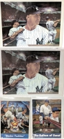 4 Vintage 1980s Sports Impressions MLB Baseball New York Yankees & Babe Ruth Posters - 3 Wrapped & Boarded, 1 Boarded - Most 18" &times; 23.5"