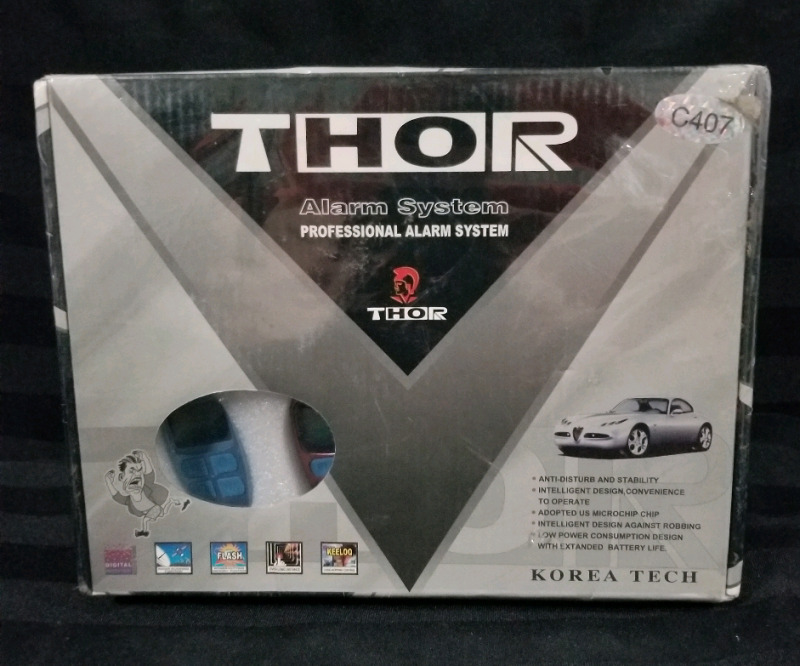 New THOR PROFESSIONAL CAR ALARM SYSTEM C407
